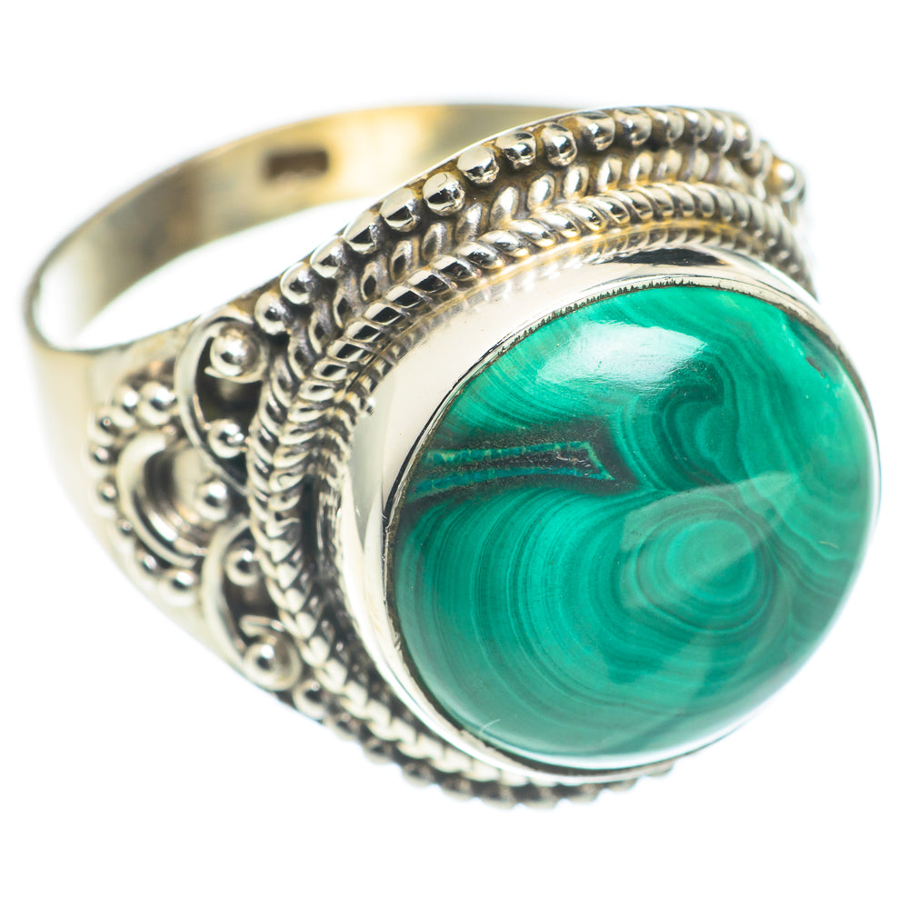 Malachite Rings handcrafted by Anasilvercos - RING66864