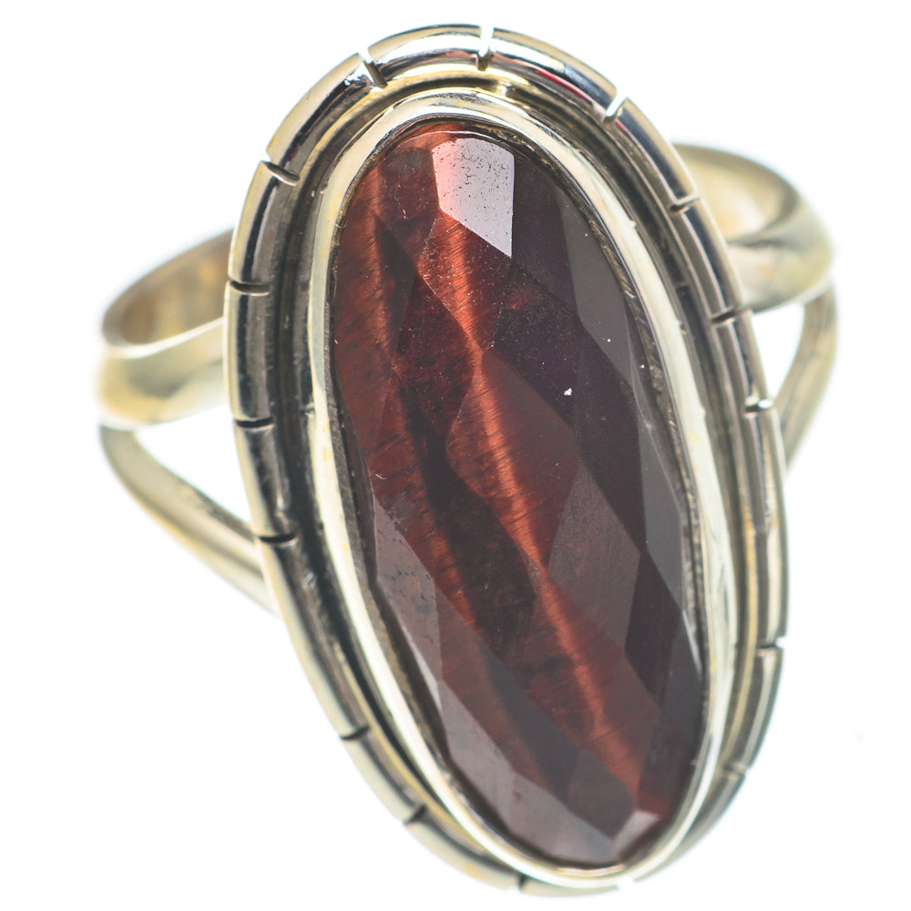 Red Tiger Eye Rings handcrafted by Anasilvercos - RING66867