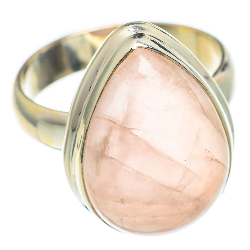 Rose Quartz Rings handcrafted by Anasilvercos - RING66870