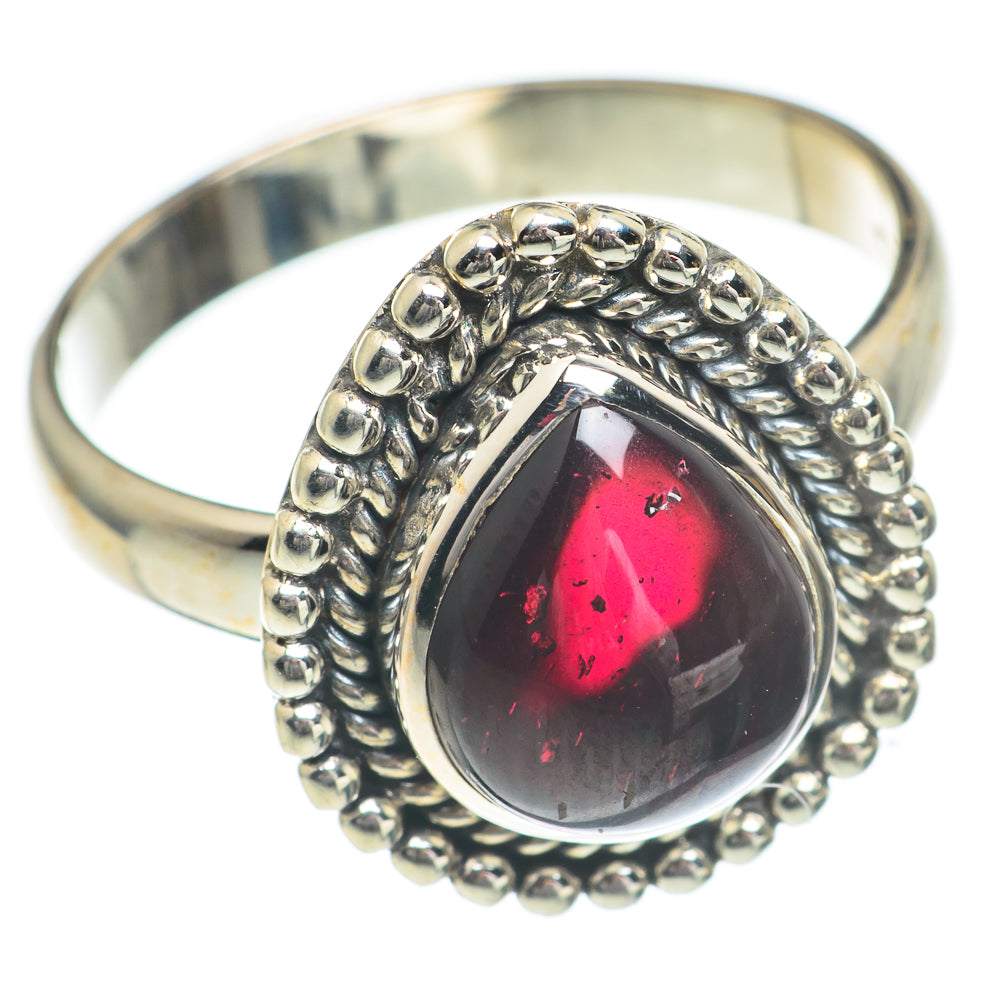 Garnet Rings handcrafted by Anasilvercos - RING66874