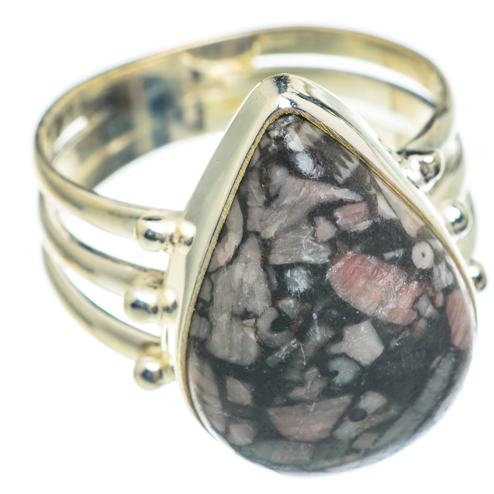 Crinoid Fossil Rings handcrafted by Anasilvercos - RING66879