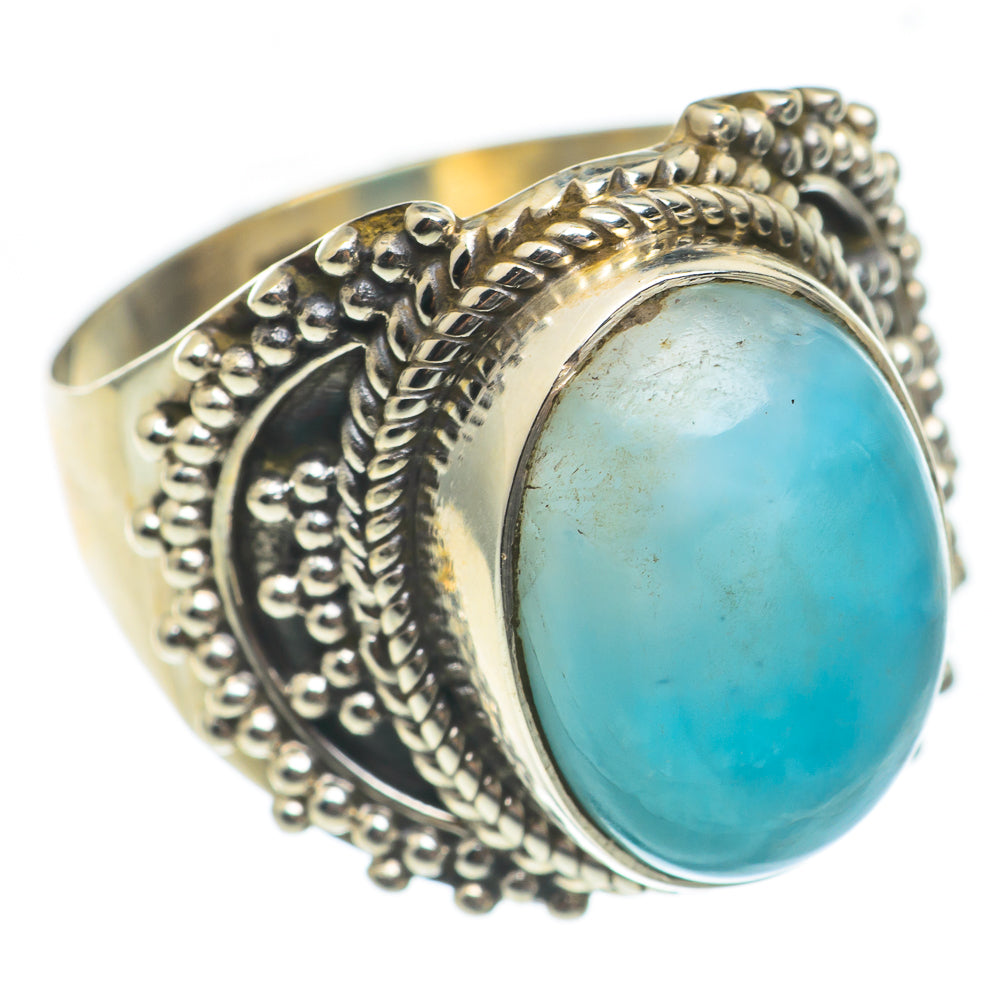 Larimar Rings handcrafted by Anasilvercos - RING66892