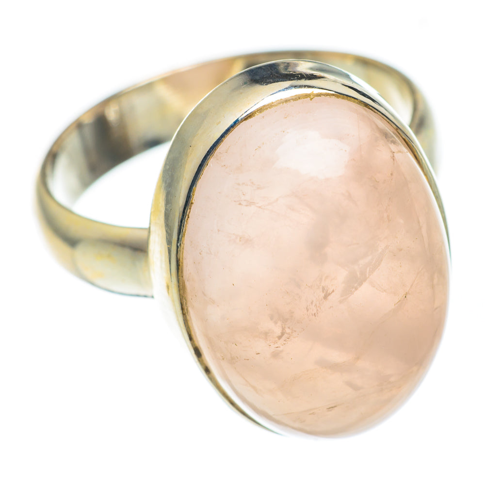 Rose Quartz Rings handcrafted by Anasilvercos - RING66901