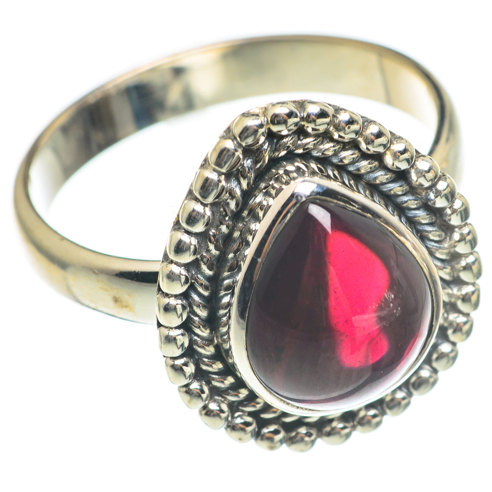 Garnet Rings handcrafted by Anasilvercos - RING66903