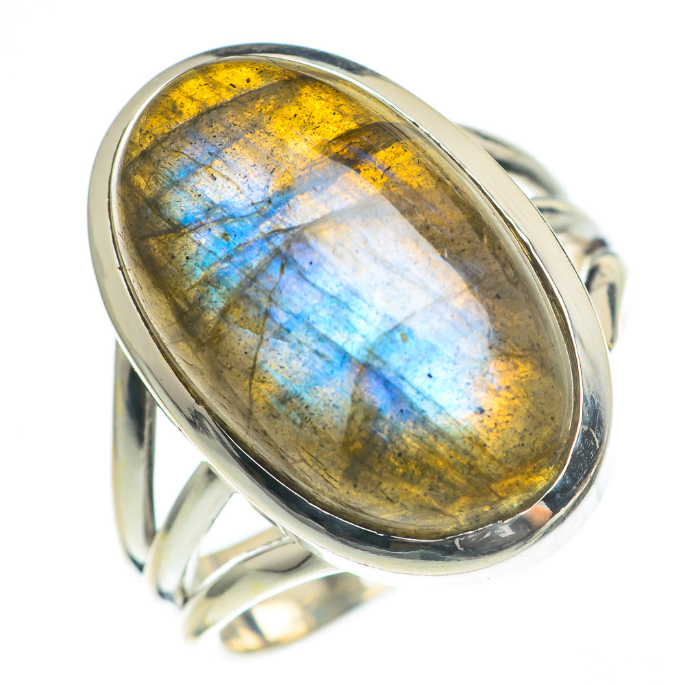 Labradorite Rings handcrafted by Anasilvercos - RING66916
