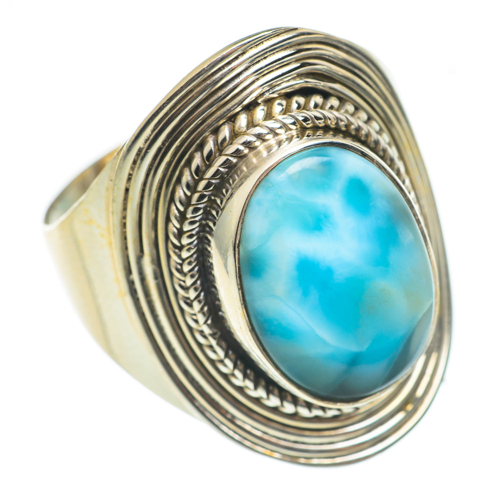 Larimar Rings handcrafted by Anasilvercos - RING66917