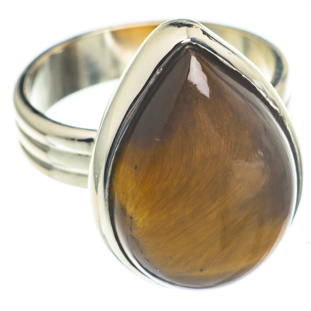 Tiger Eye Rings handcrafted by Anasilvercos - RING66923