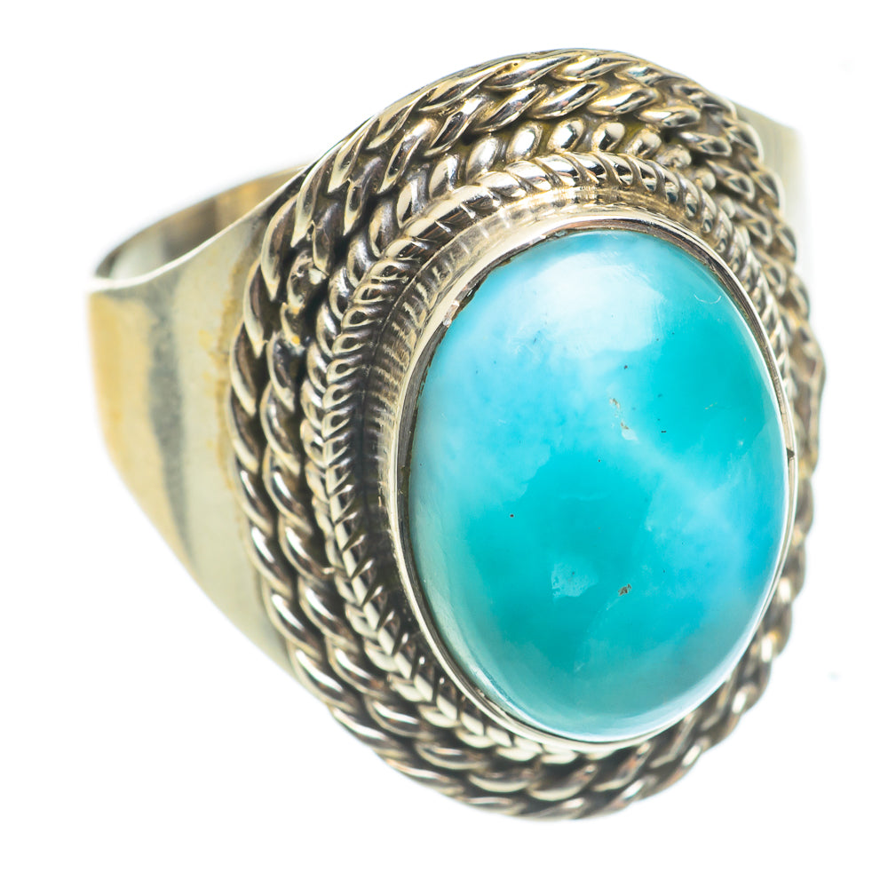 Larimar Rings handcrafted by Anasilvercos - RING66942