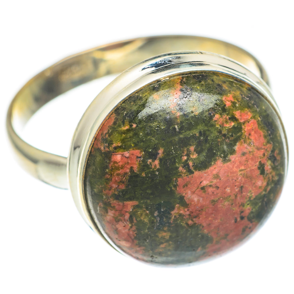 Unakite Rings handcrafted by Anasilvercos - RING66945