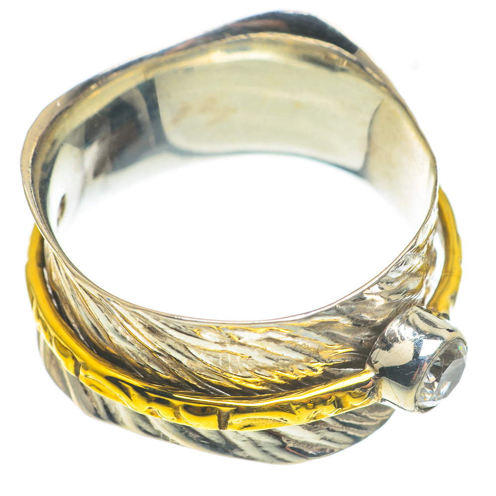 White Quartz Copper Rings handcrafted by Anasilvercos - RING66958
