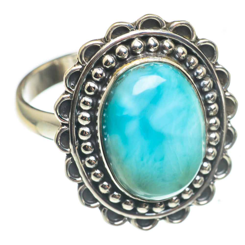 Larimar Rings handcrafted by Anasilvercos - RING66964