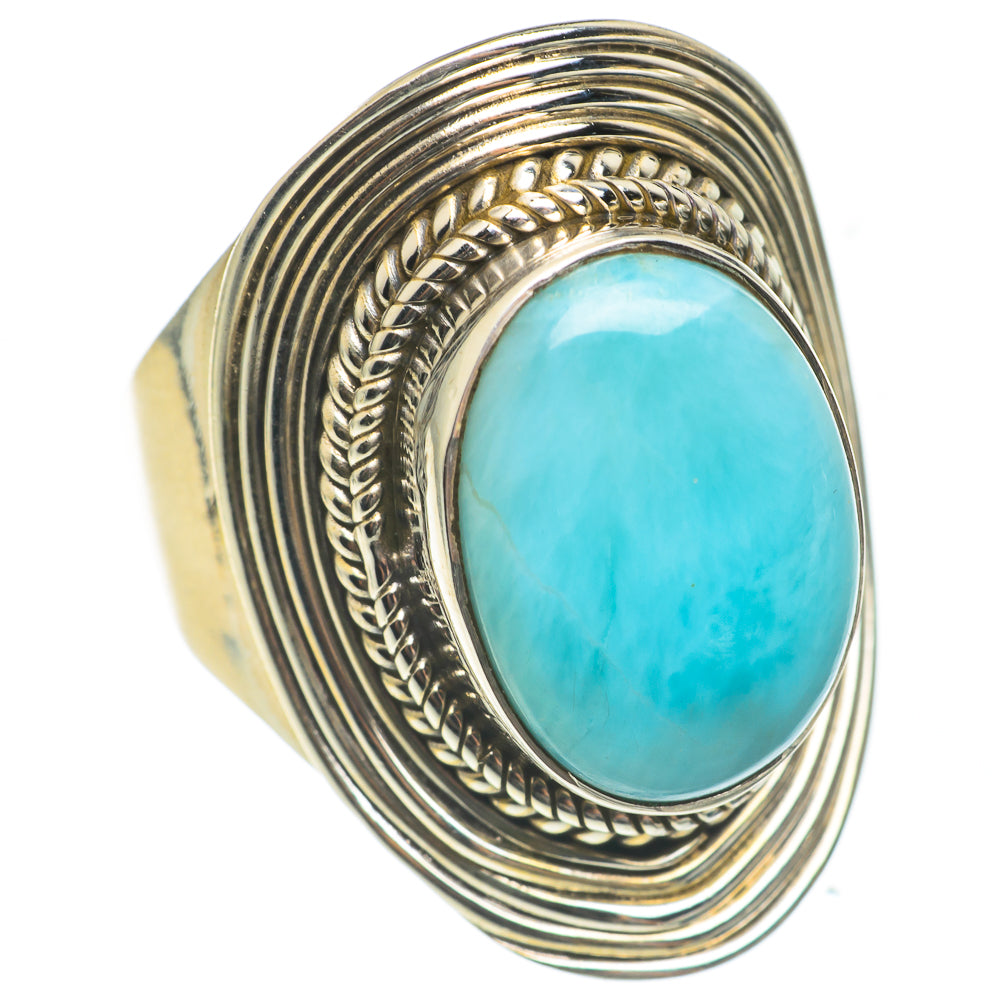 Larimar Rings handcrafted by Anasilvercos - RING66967