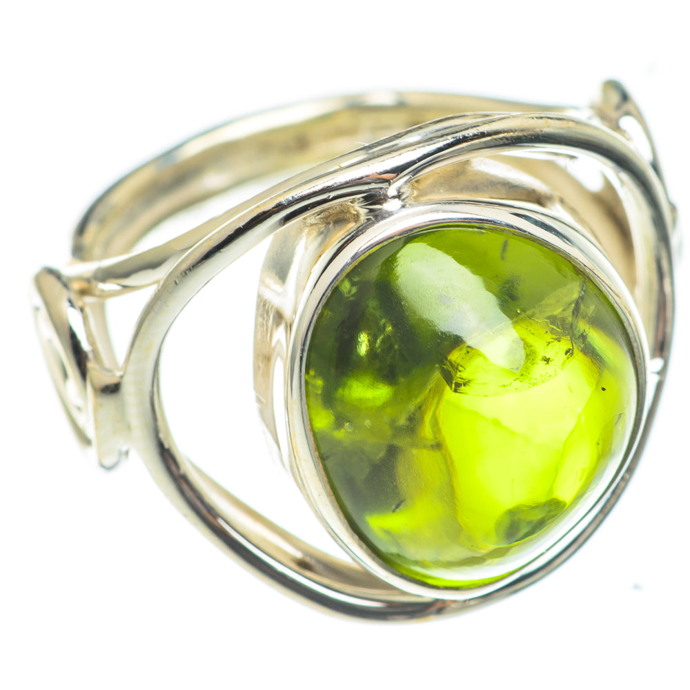 Green Tourmaline Rings handcrafted by Anasilvercos - RING66969