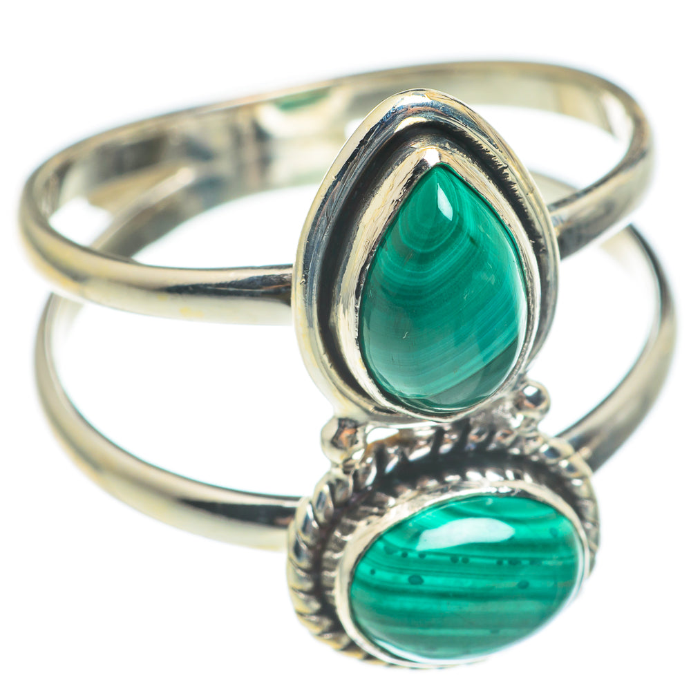 Malachite Rings handcrafted by Anasilvercos - RING66970