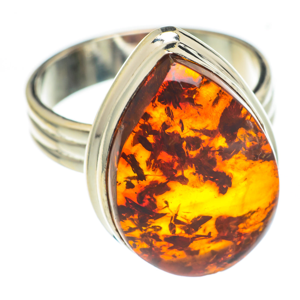 Baltic Amber Rings handcrafted by Anasilvercos - RING66973