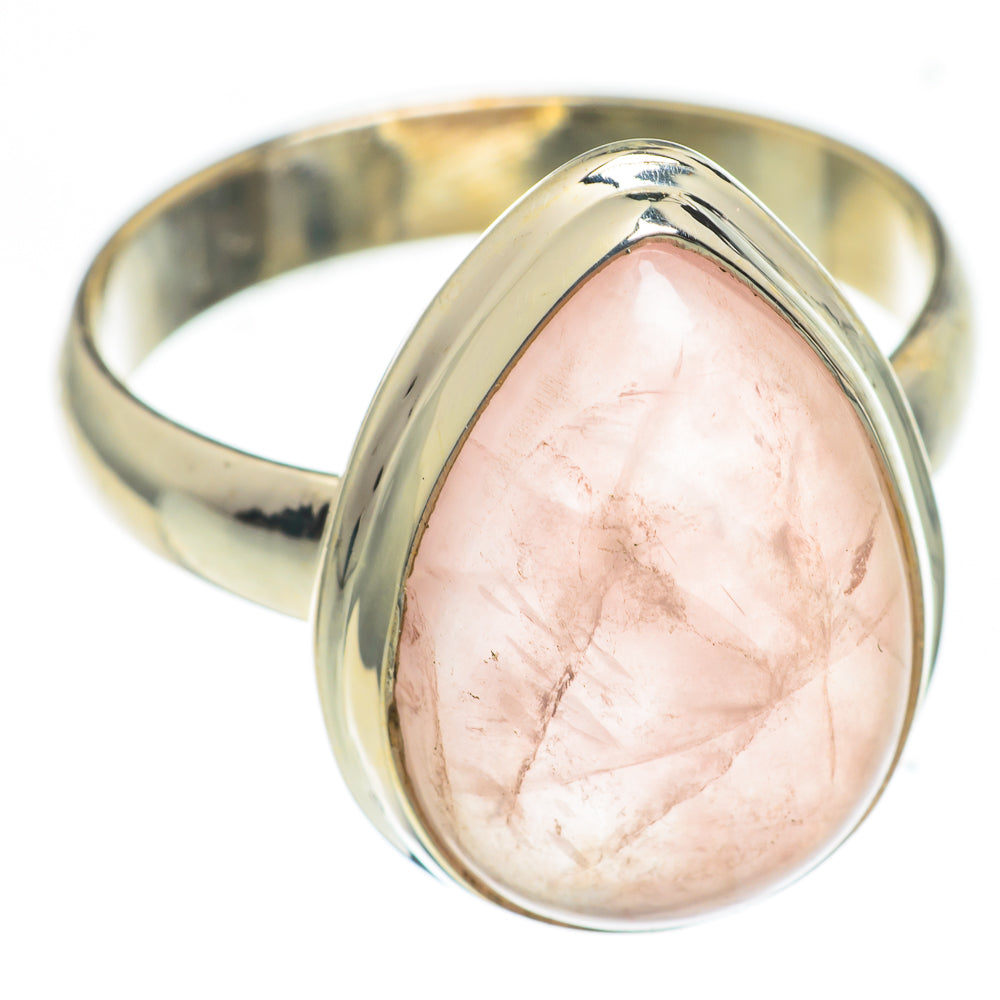 Rose Quartz Rings handcrafted by Anasilvercos - RING66975