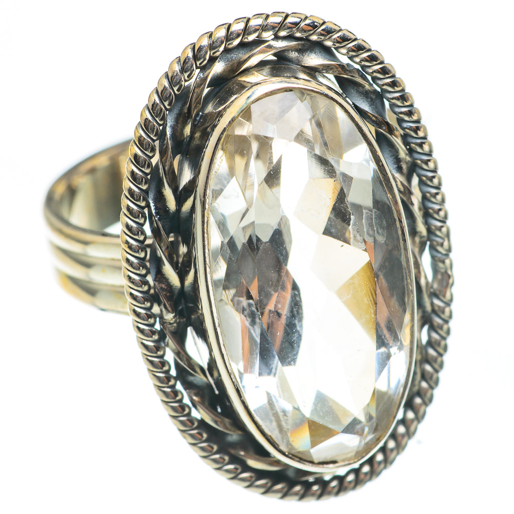 White Quartz Rings handcrafted by Anasilvercos - RING66983
