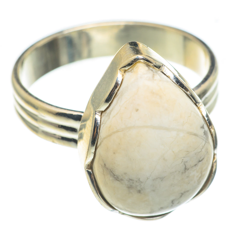 Howlite Rings handcrafted by Anasilvercos - RING66984