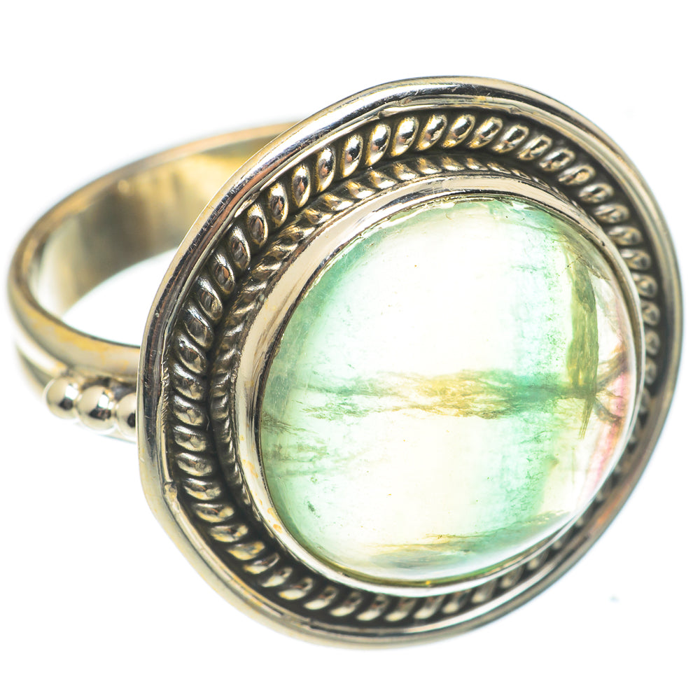Green Fluorite Rings handcrafted by Anasilvercos - RING66985