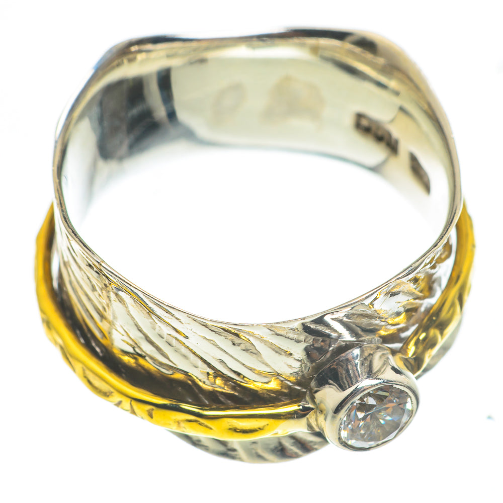 White Quartz Copper Rings handcrafted by Anasilvercos - RING67002