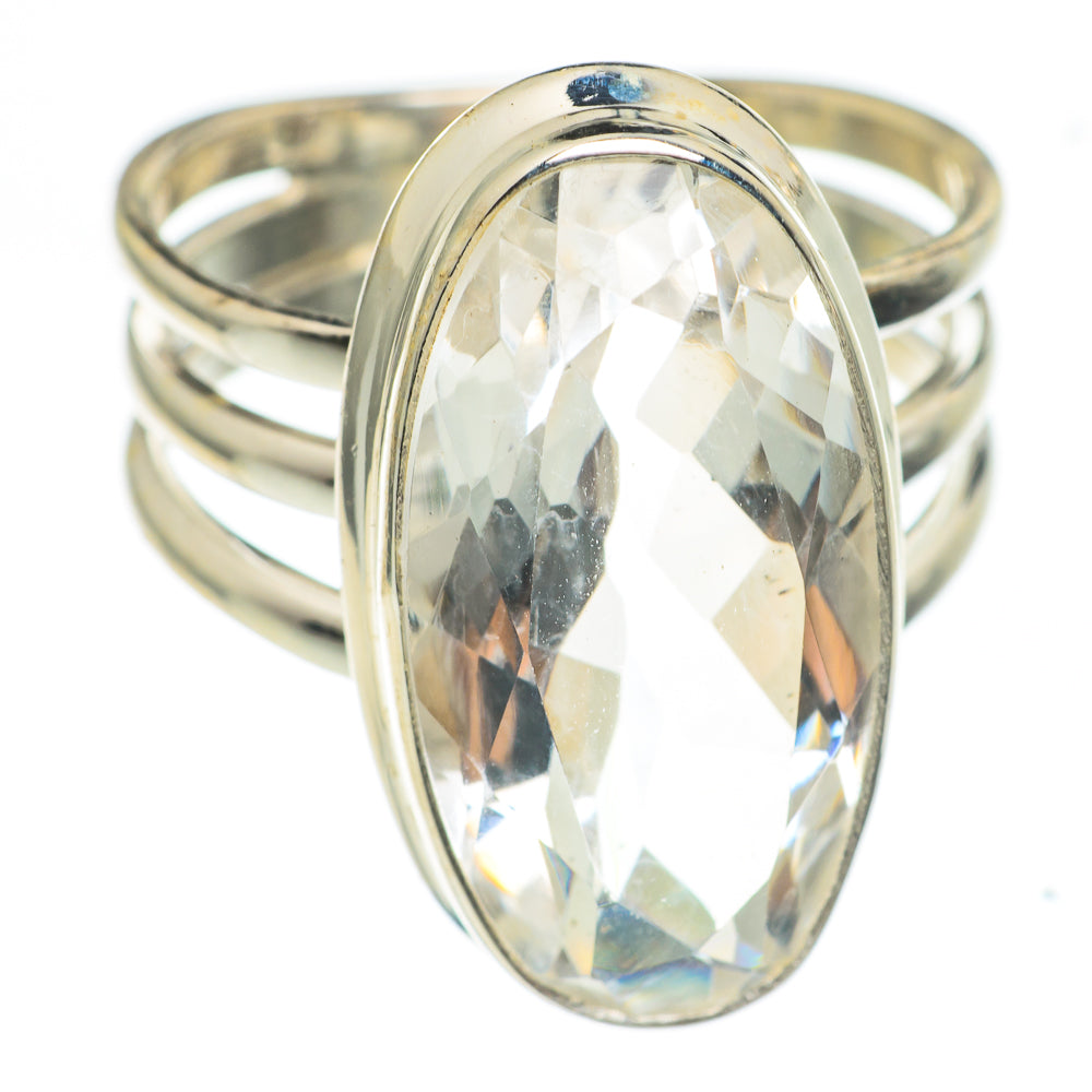 White Quartz Rings handcrafted by Anasilvercos - RING67003