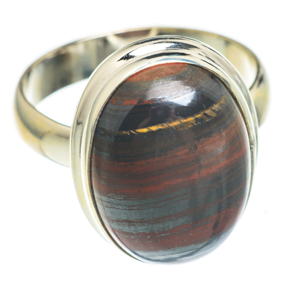 Red Tiger Iron Rings handcrafted by Anasilvercos - RING67014