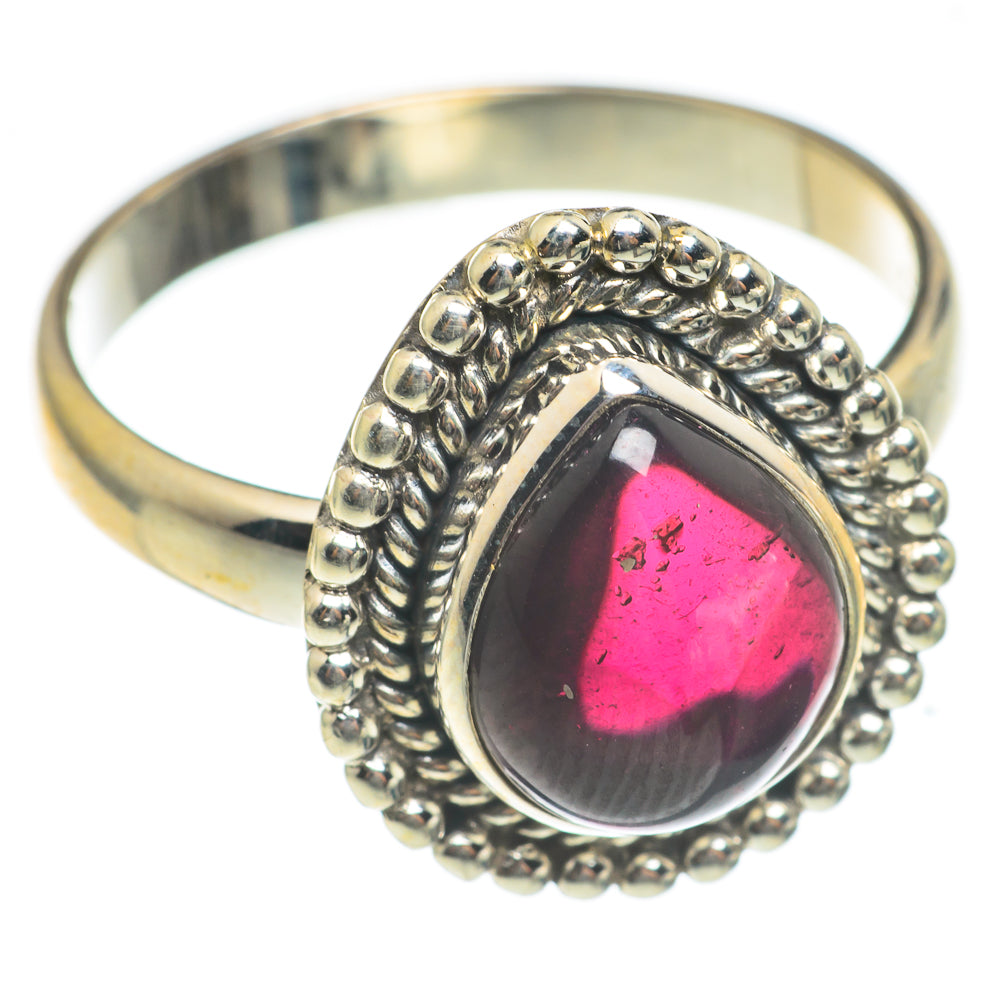 Garnet Rings handcrafted by Anasilvercos - RING67019