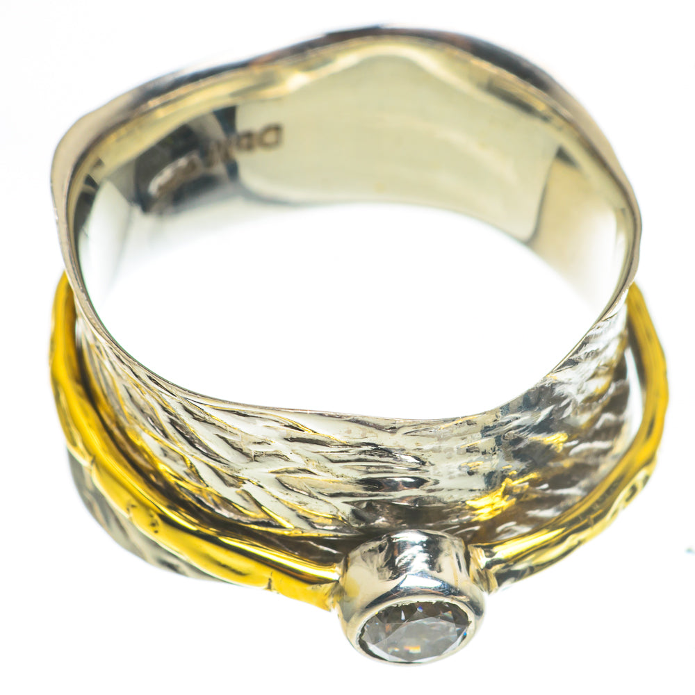 White Quartz Copper Rings handcrafted by Anasilvercos - RING67022