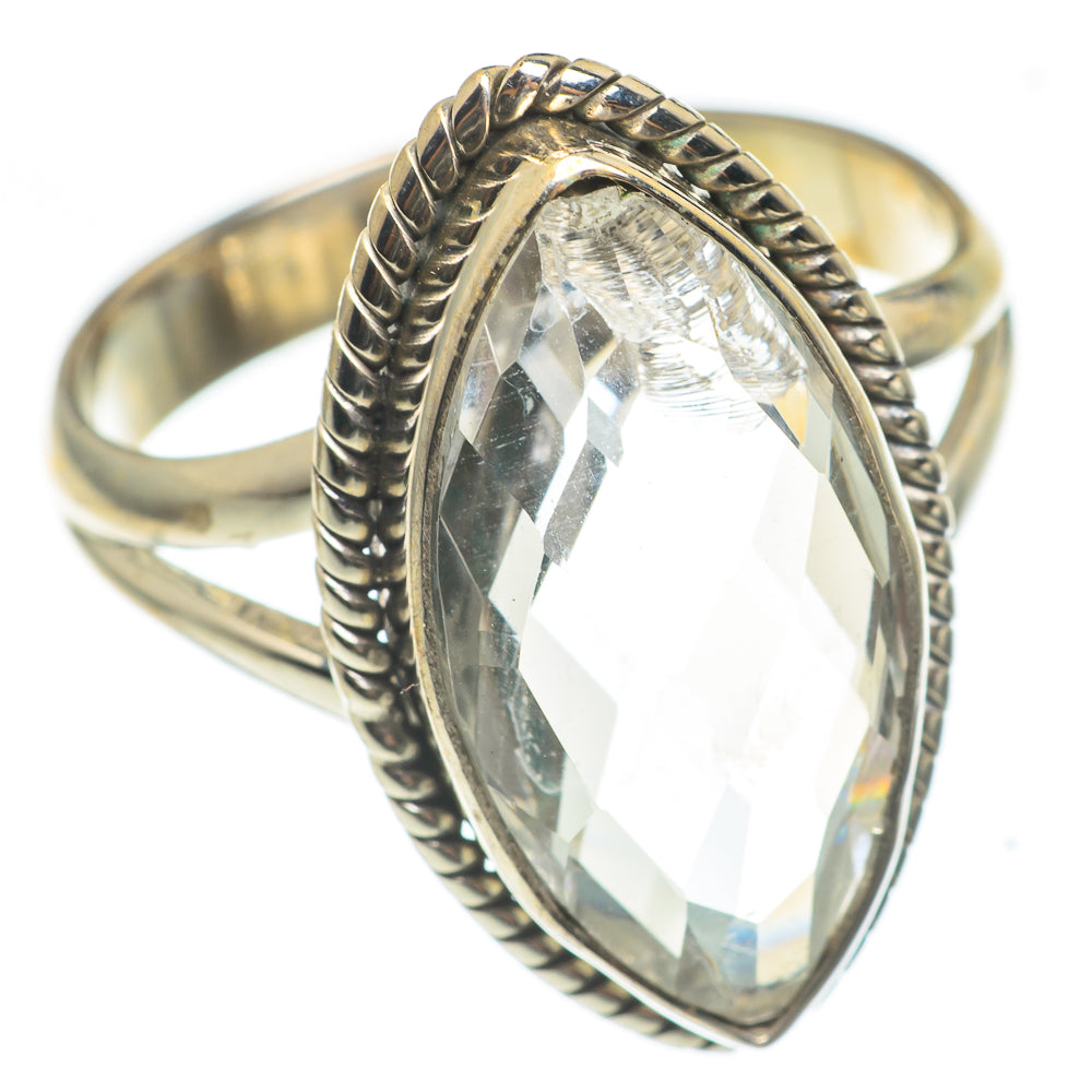 White Quartz Rings handcrafted by Anasilvercos - RING67023
