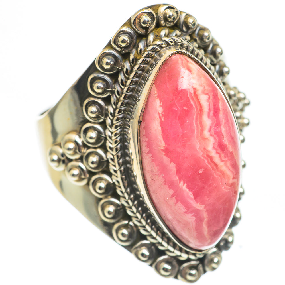 Rhodochrosite Rings handcrafted by Anasilvercos - RING67035