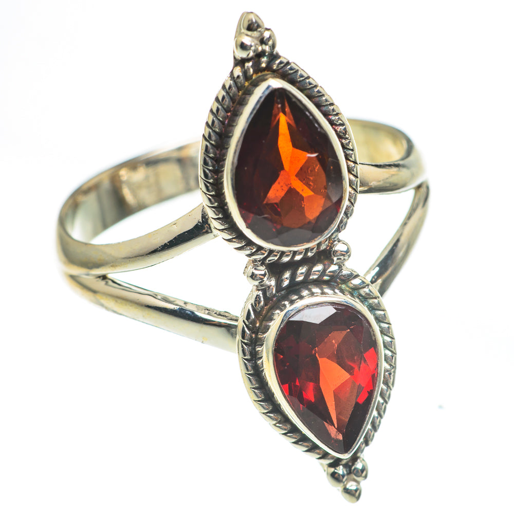 Garnet Rings handcrafted by Anasilvercos - RING67038