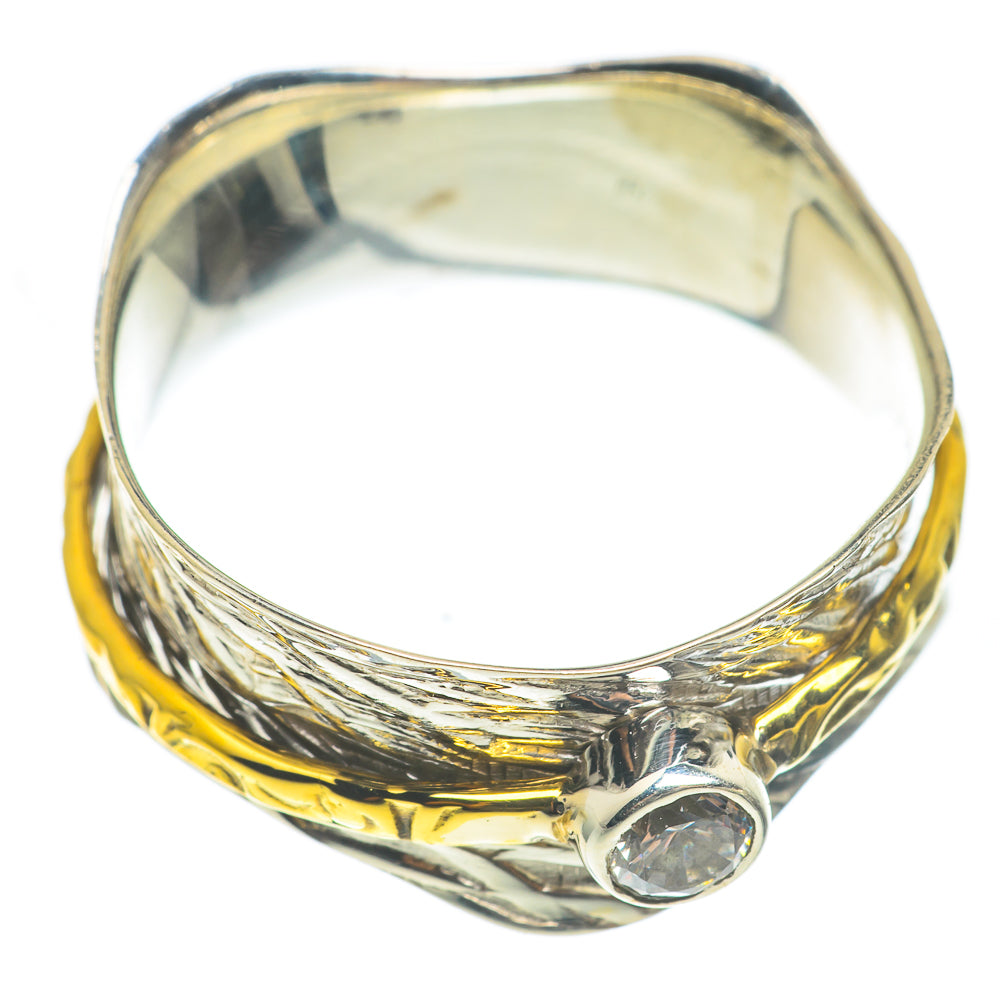 White Quartz Copper Rings handcrafted by Anasilvercos - RING67042