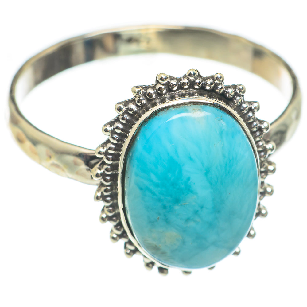 Larimar Rings handcrafted by Anasilvercos - RING67051