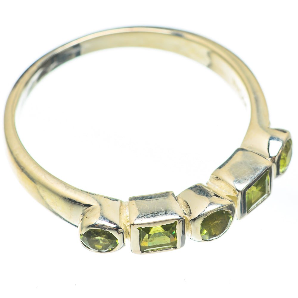 Peridot Rings handcrafted by Anasilvercos - RING67053