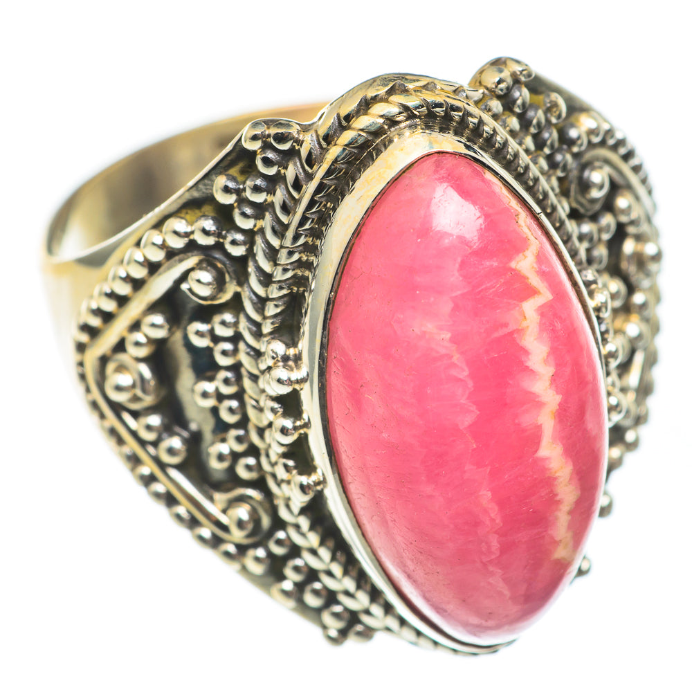 Rhodochrosite Rings handcrafted by Anasilvercos - RING67054