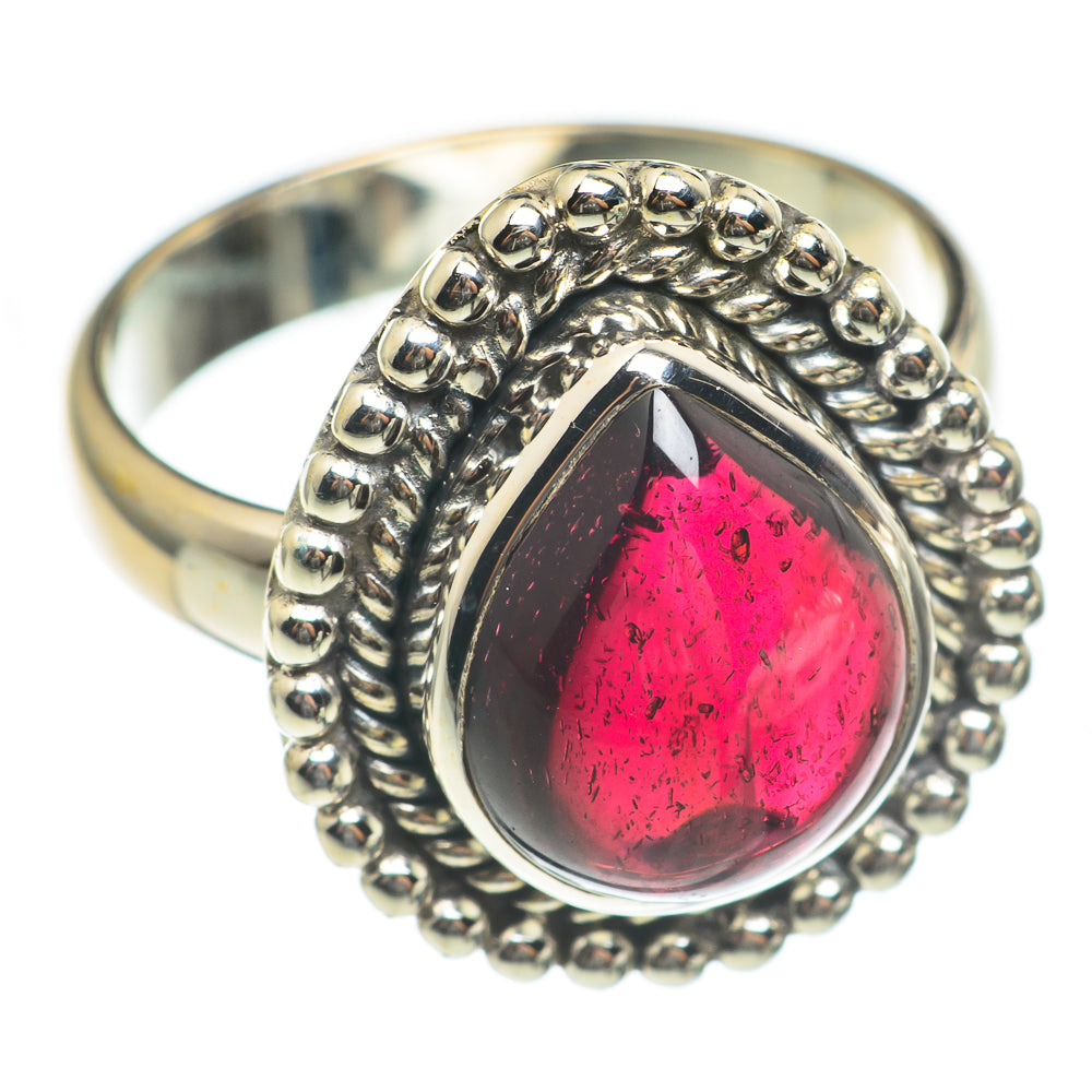 Garnet Rings handcrafted by Anasilvercos - RING67057