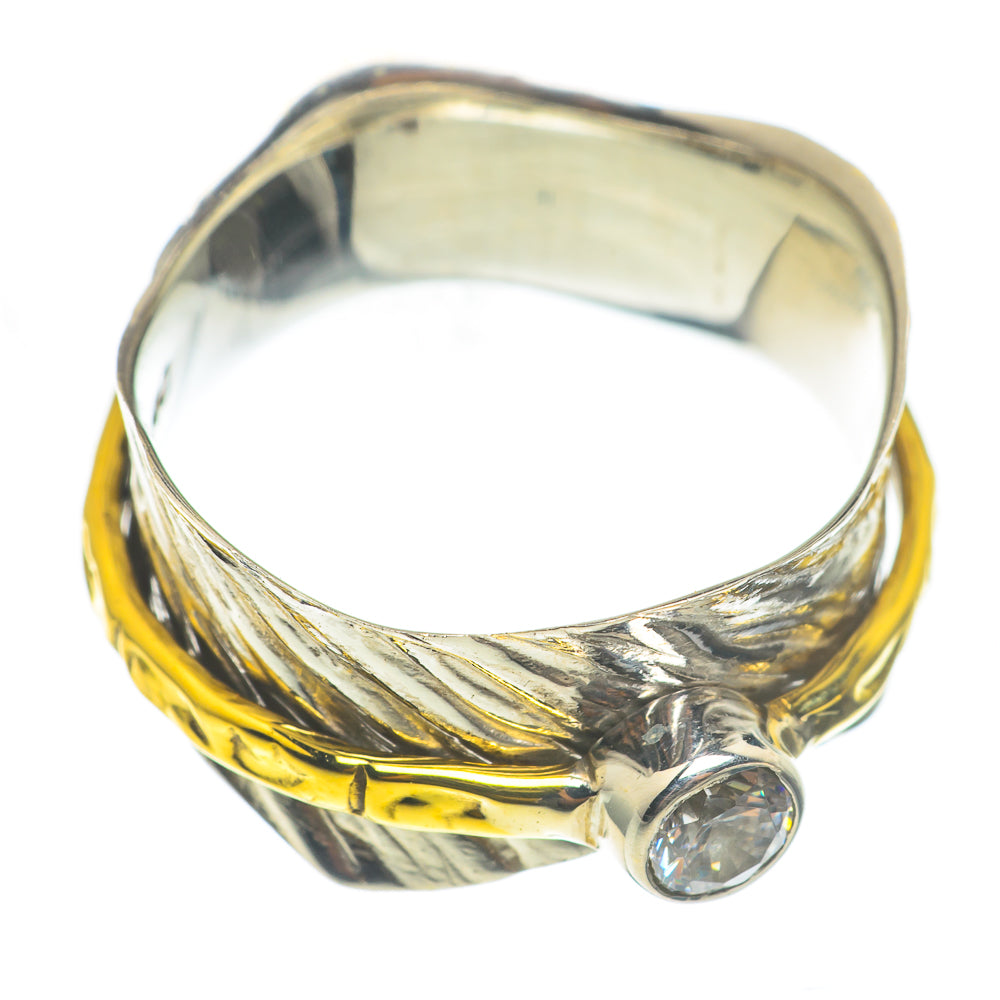 White Quartz Copper Rings handcrafted by Anasilvercos - RING67060