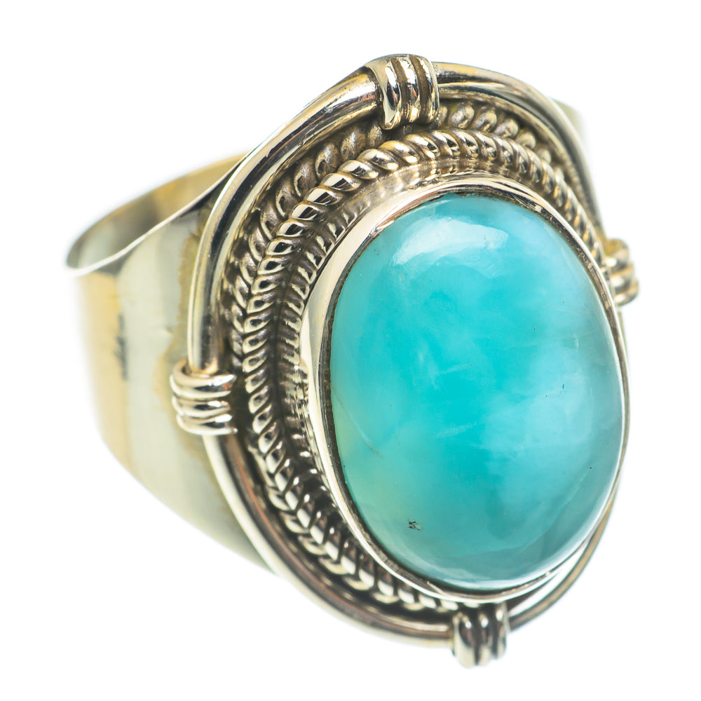 Larimar Rings handcrafted by Anasilvercos - RING67064