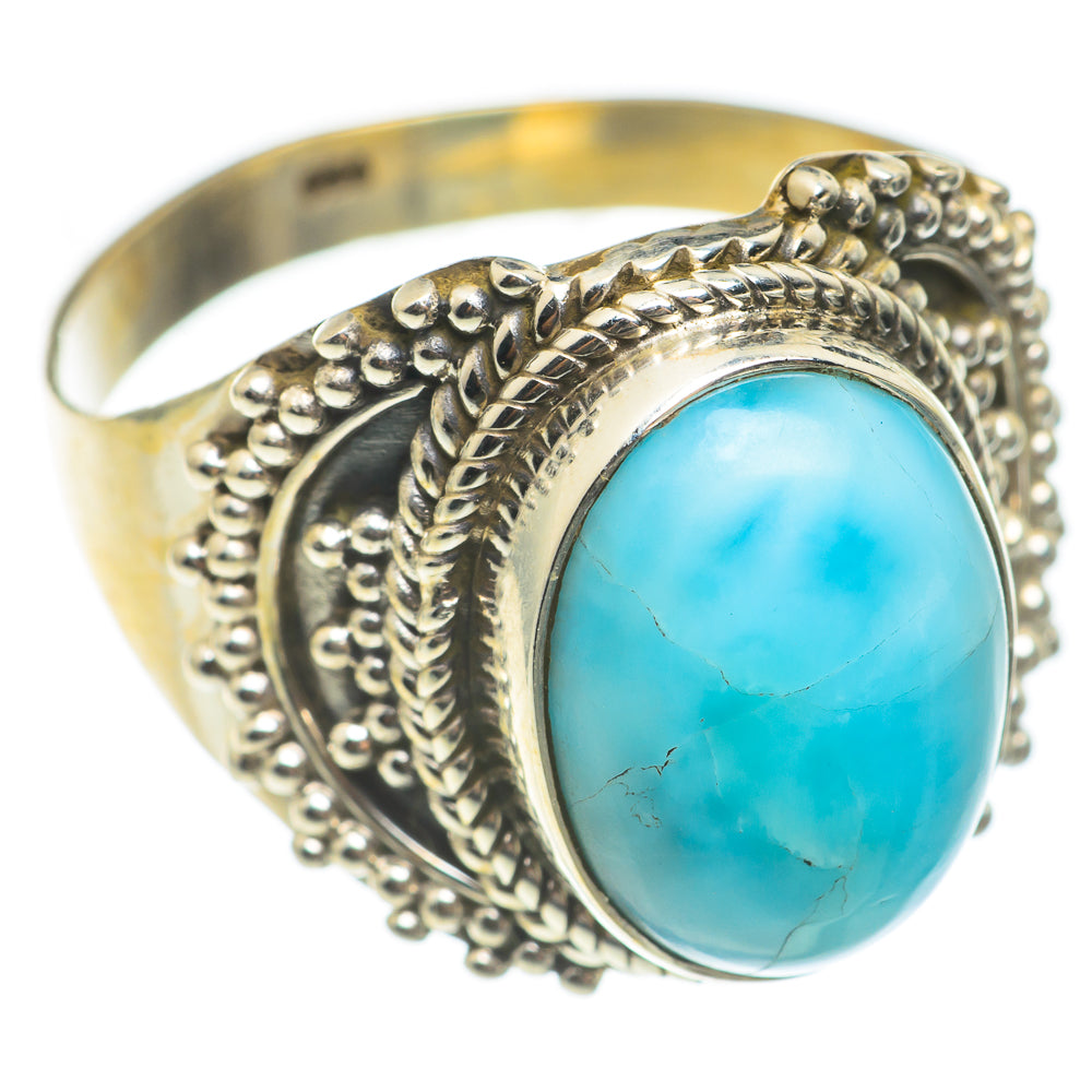 Larimar Rings handcrafted by Anasilvercos - RING67068