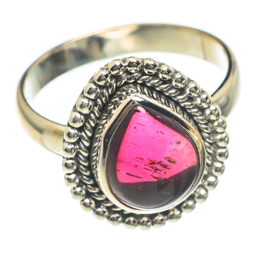Garnet Rings handcrafted by Anasilvercos - RING67075