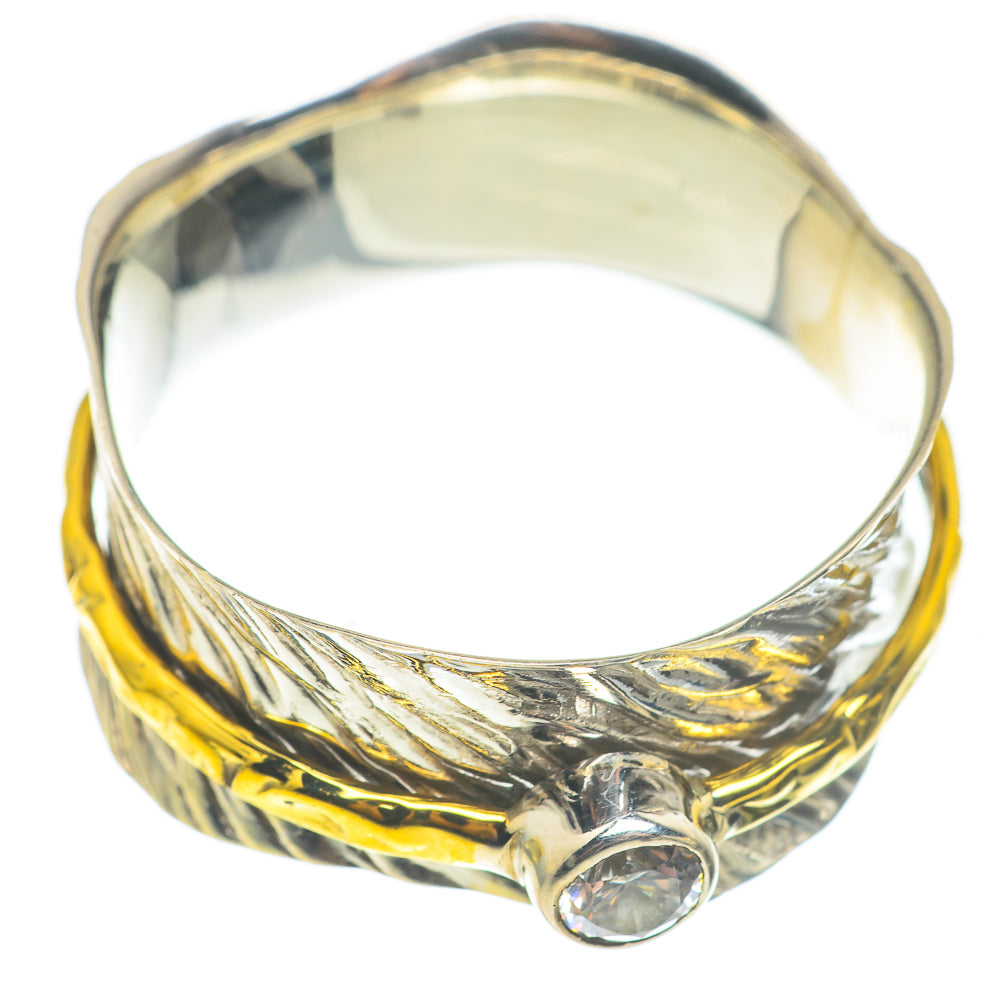 White Quartz Copper Rings handcrafted by Anasilvercos - RING67078