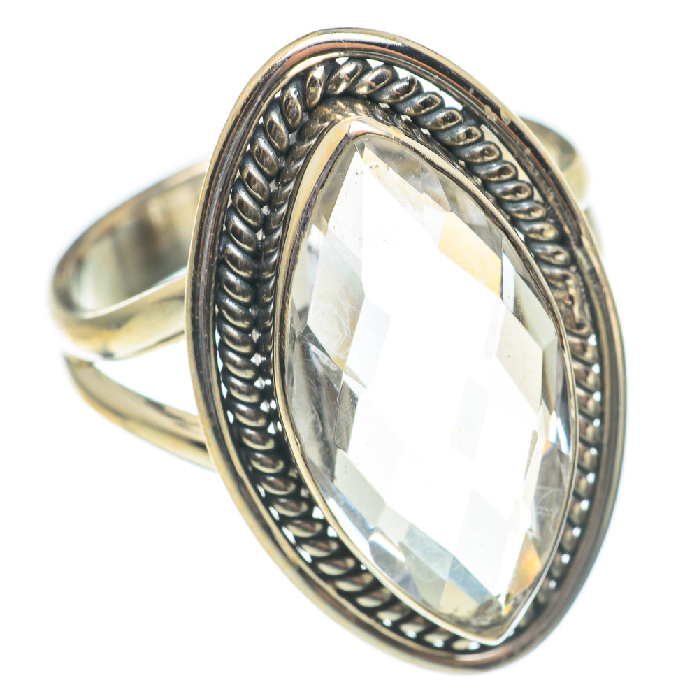 White Quartz Rings handcrafted by Anasilvercos - RING67079