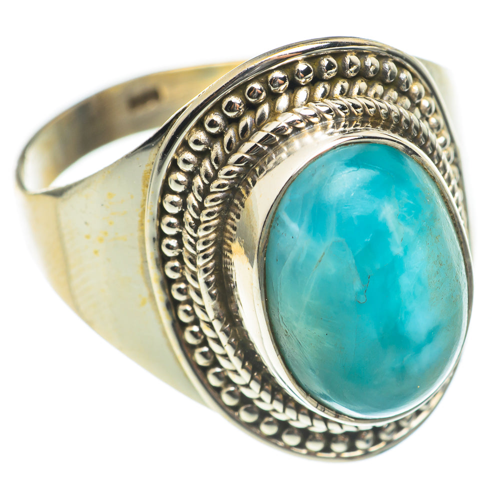 Larimar Rings handcrafted by Anasilvercos - RING67082