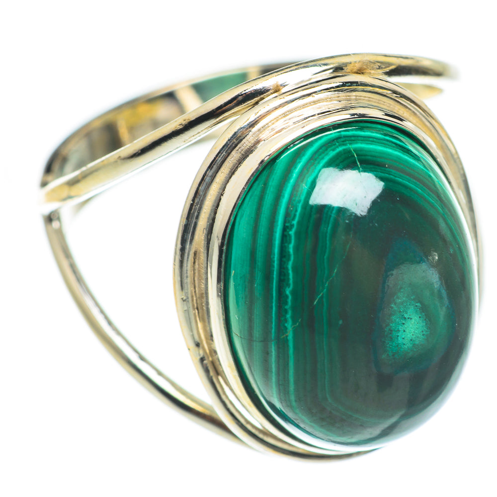 Malachite Rings handcrafted by Anasilvercos - RING67087