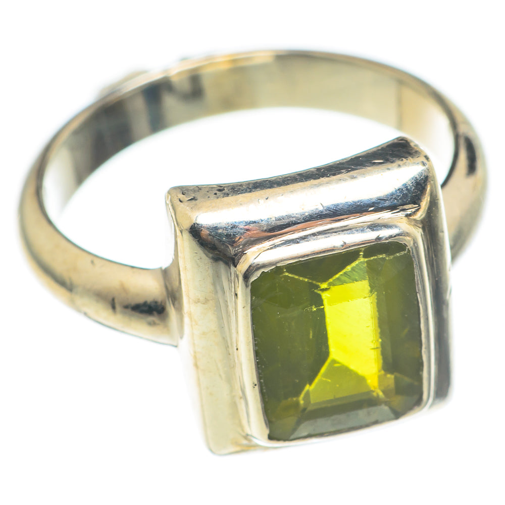 Peridot Rings handcrafted by Anasilvercos - RING67088