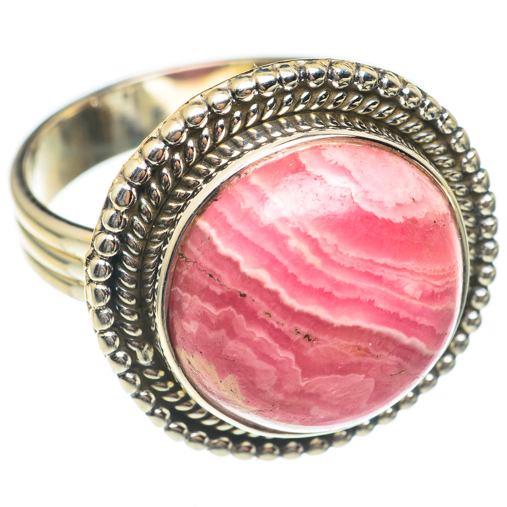 Rhodochrosite Rings handcrafted by Anasilvercos - RING67090