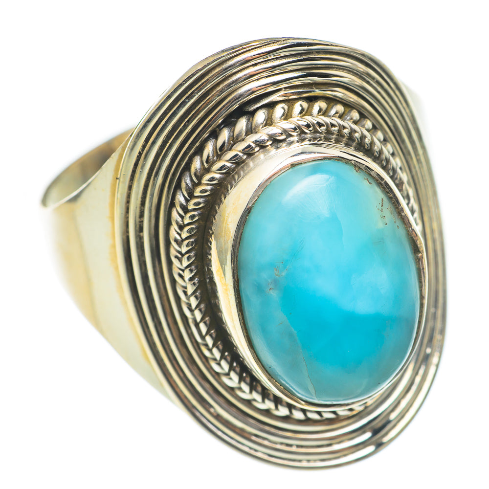 Larimar Rings handcrafted by Anasilvercos - RING67098