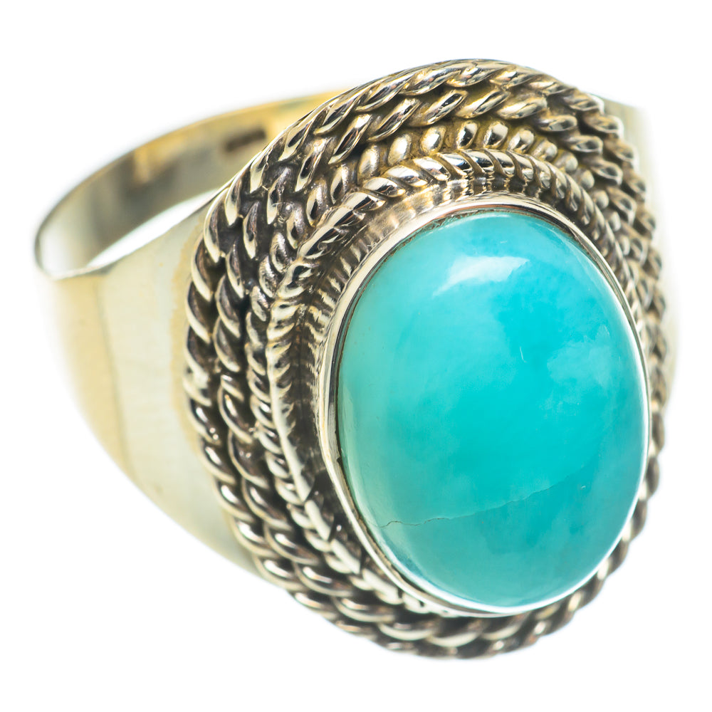 Larimar Rings handcrafted by Anasilvercos - RING67100