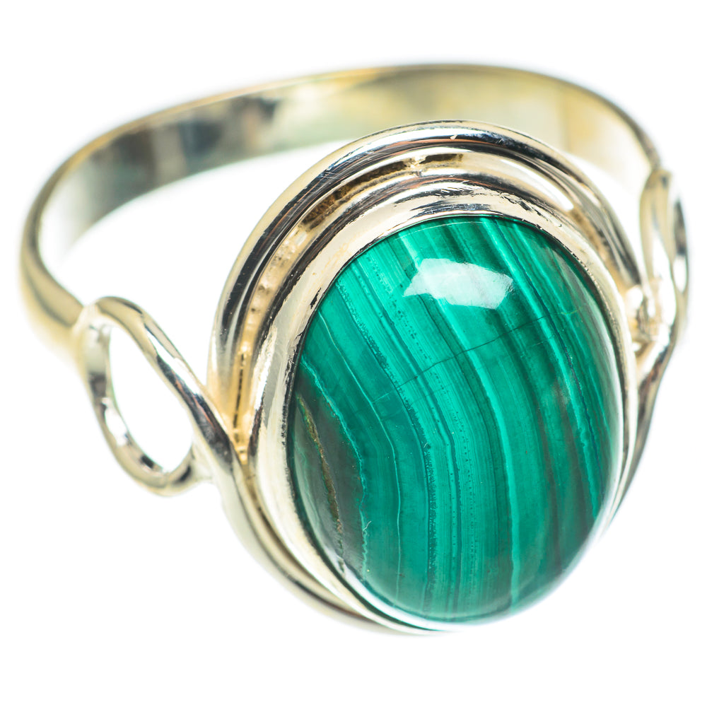 Malachite Rings handcrafted by Anasilvercos - RING67105