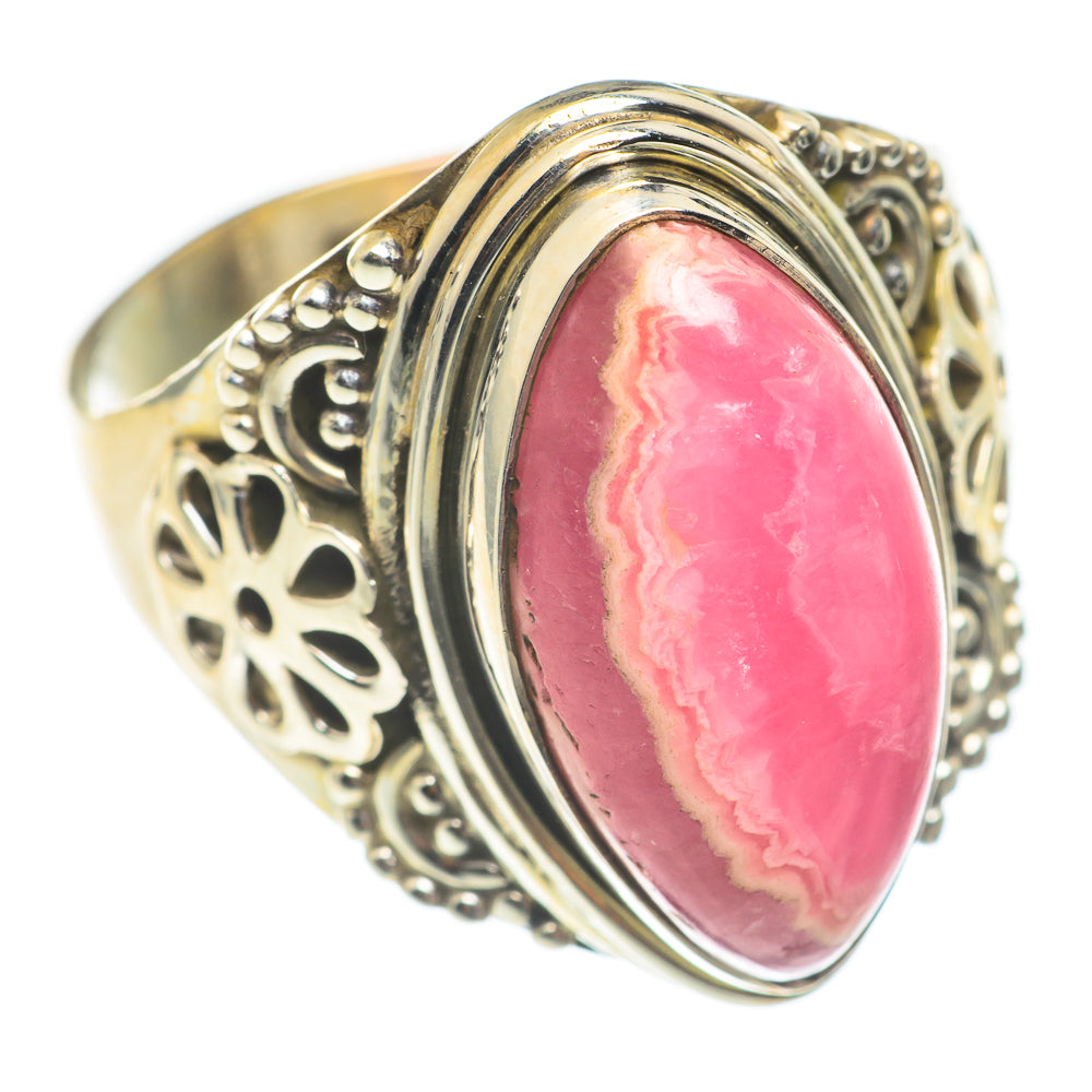 Rhodochrosite Rings handcrafted by Anasilvercos - RING67108